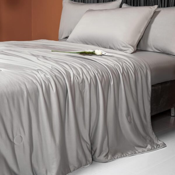 Cooling Blanket — Designed for Hot Sleepers | An "Ice Cream Cool" Summer Throw | Lightweight and Reversible Cooling Quilt