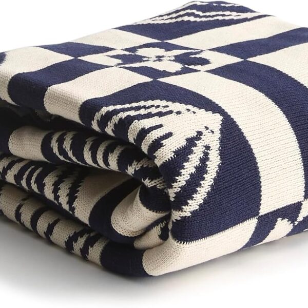 Women's Cotton Double Knit Throw Blanket