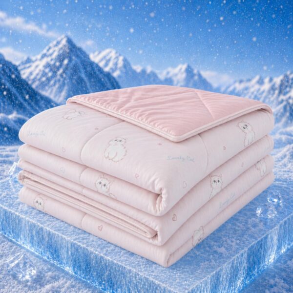 Cooling Blanket — Helps You Stay Cool and Refreshed All Night Long | Lightweight & Breathable Cooling Throw — Designed for Hot Sleepers and Those Prone to Night Sweats; Ultra-Soft and Smooth Summer Blanket